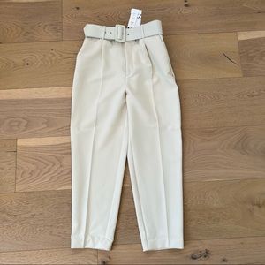 Zara trousers cream
